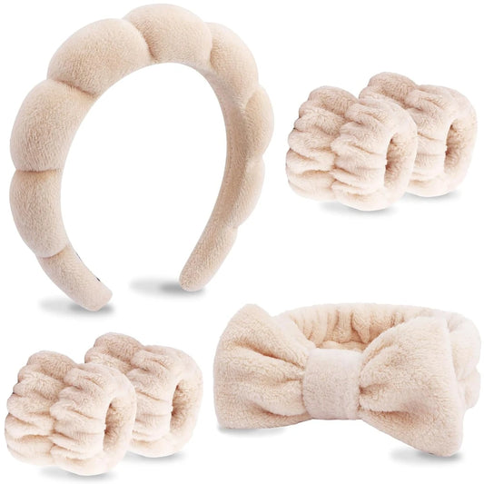VELSCRUN 6 Pack Spa Headbands
