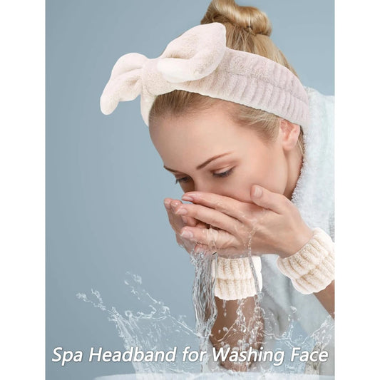 VELSCRUN 6 Pack Spa Headbands
